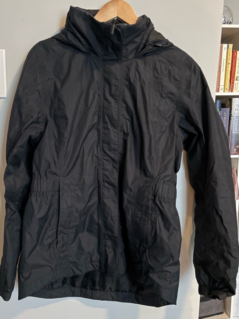 Black North Face Rain Jacket
